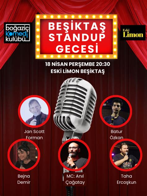 Beşiktaş Stand up Gecesi Tiyatro Biletleri biletinial