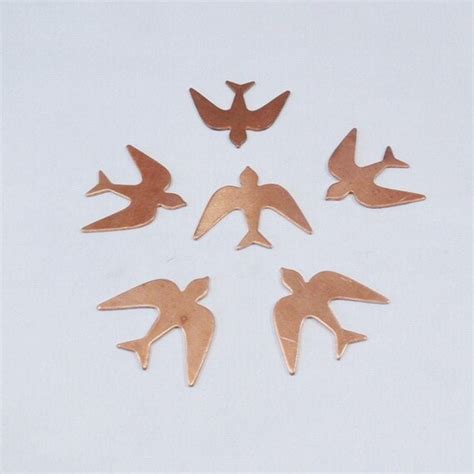 Copper Blanks Copper For Enameling Copper Shapes Copper Etsy