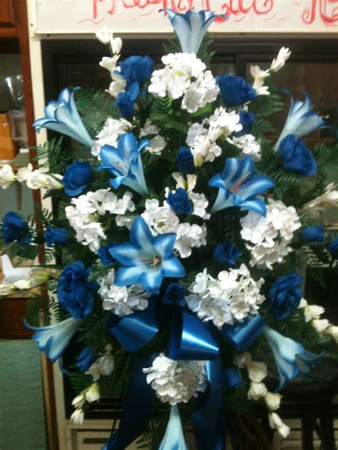 Masculine Silk Funeral Spray Funeral Flowers Funeral Flower