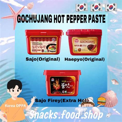 HAEPYO SAJO Gochujang Hot Red Pepper Paste 500g HALAL VEGAN Lazada