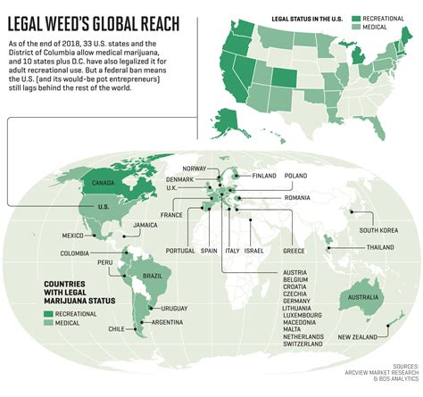 Marijuana Legality World Map