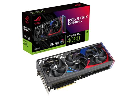 ASUS ROG Strix GeForce RTX® 4080 OC Edition Gaming Graphics Card (PCIe ...