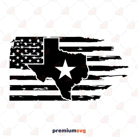 Distressed USA Texas Flag SVG, Instant Download | PremiumSVG