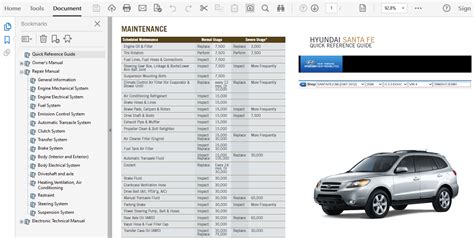 Hyundai Santa Fe Owners Manual