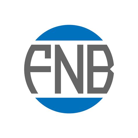 FNB letter logo design on white background. FNB creative initials circle logo concept. FNB ...