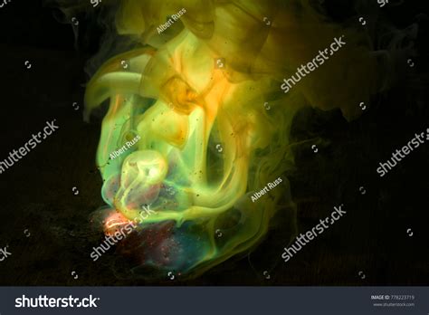 chemical reaction explosion gambar foto stok vektor shutterstock