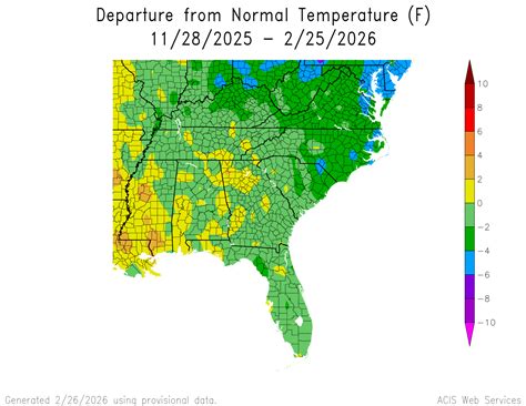 Winter is expected to end up drier than usual and a bit cooler than