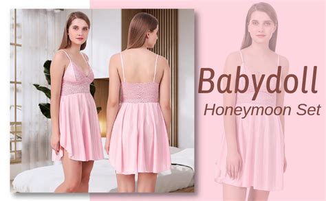 Buy Broiden Women Satin Babydoll Night Dress Short Length Free Size Sexy Honeymoon Lingerie For