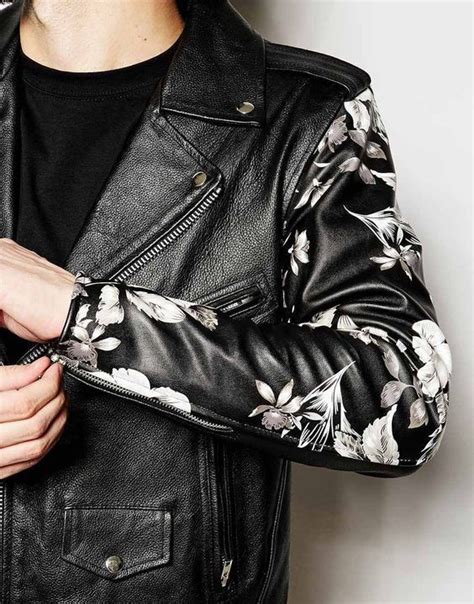 Кожаная куртка с принтом | Painted leather jacket, Fashion, Leather ...