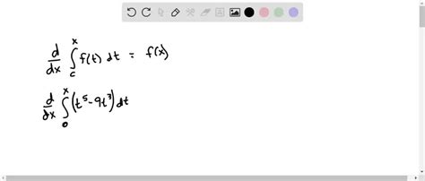 SOLVED Calculate The Derivative D D X 0 X T 5 9 T 3 D T