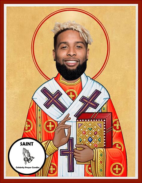 Odell Beckham Jr Celebrity Prayer Candle Celeb Prayer Candles