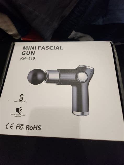 Mini Fascial Gun, Health & Nutrition, Massage Devices on Carousell