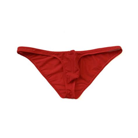 Sexy Lingerie Men S Smooth Underwear Back Ruched Briefs Pouch Bikini Thongs EBay