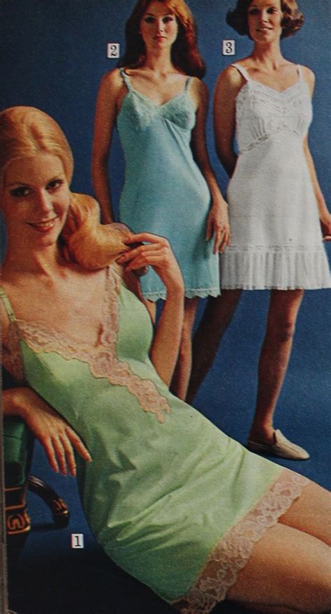 1960s 1970s Lingerie Nightgowns