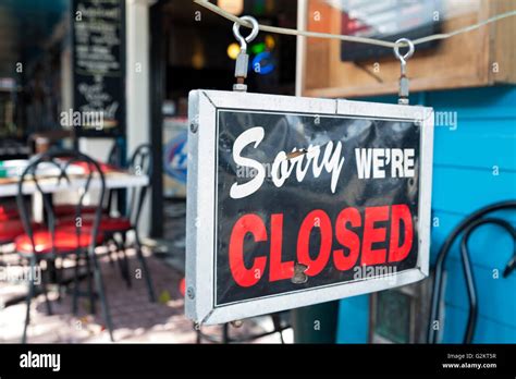 Sorry Were Closed Stock Photos And Sorry Were Closed Stock Images Alamy