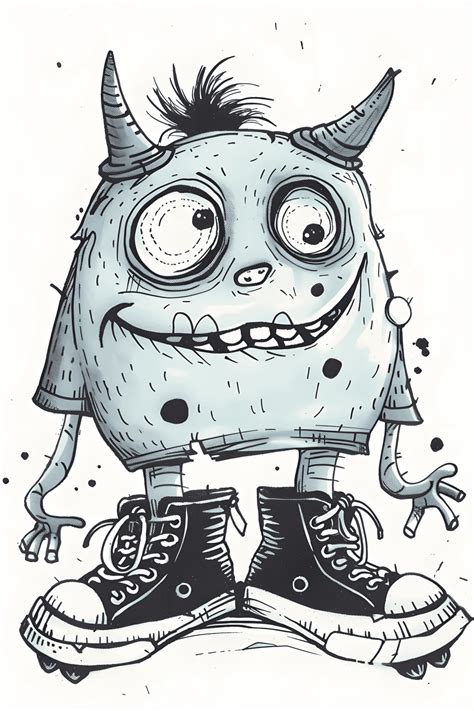 20 Goofy And Lovable Monster Characters To Draw Brighter Craft