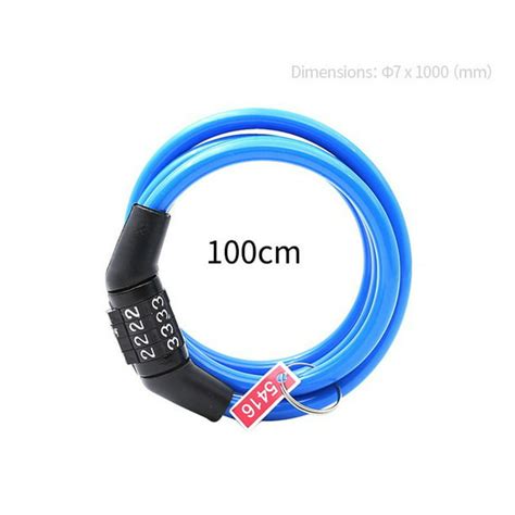 4 Digit Password Bike Combination Lock Bike Cable Lock Tough Security Coded Steel Wiring Bicycle