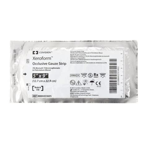 Cardinal Xeroform™ Occlusive Strip Dressing Strive Medical