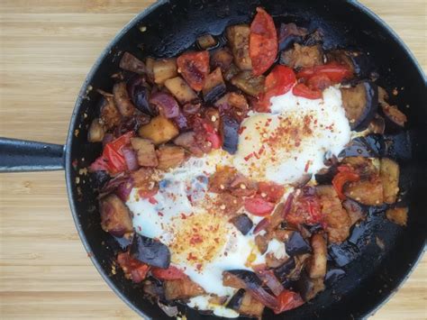 Shakshuka Met Aubergine Eet Lekker Anders