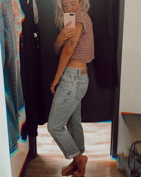 Erin Rose Tattoos And Piercings Gal Thrifting Mom Jeans Pairs