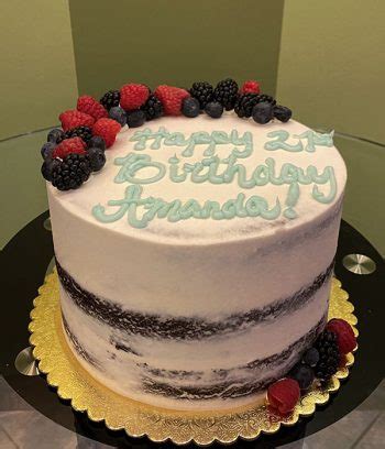 Berry Naked Layer Cake Classy Girl Cupcakes