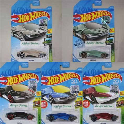 HOT WHEELS Hotwheels 風火輪異國情調的速度模糊最適合賽道之星工廠密封 hw 異國情調獨家重新著色特殊 蝦皮購物