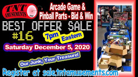 Best Offer Sale Fifty Arcade And Pinball Items Sold To The Best