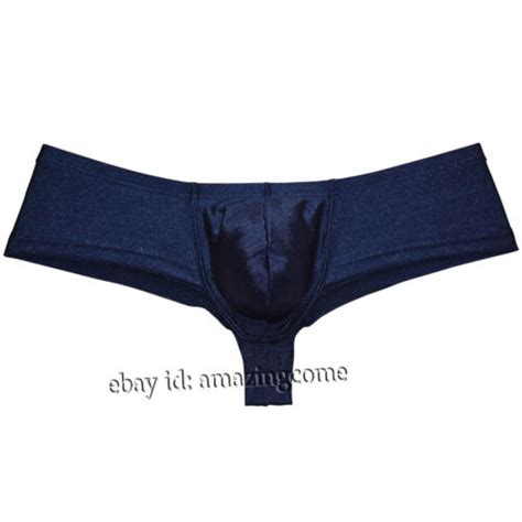 Men S Liquid Cheeky Boxer Briefs Underwear Male U Briefs Brazilain Bikini Trunks Ebay