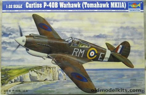 Trumpeter 1 32 Curtiss P 40B Warhawk Tomahawk MkIIA USAAF 18th