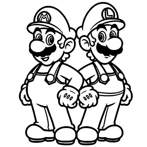 Desenho Mario Para Colorir - 5