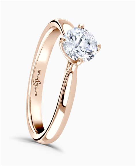 solitaire engagement ring brownnewirth