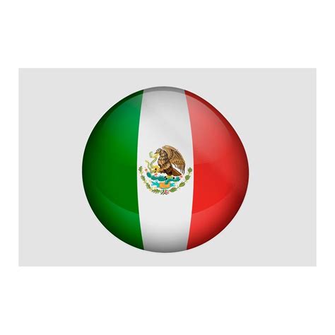 Mexico Flag Style 3 Sticker - DecalsHouse