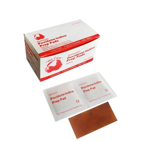 Disposable Medical Skin Cleaning Povidone Iodine Prep Pad - China ...