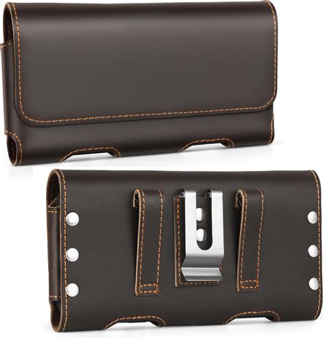 Amazon Beltron Genuine Leather Phone Holster With Belt Clip