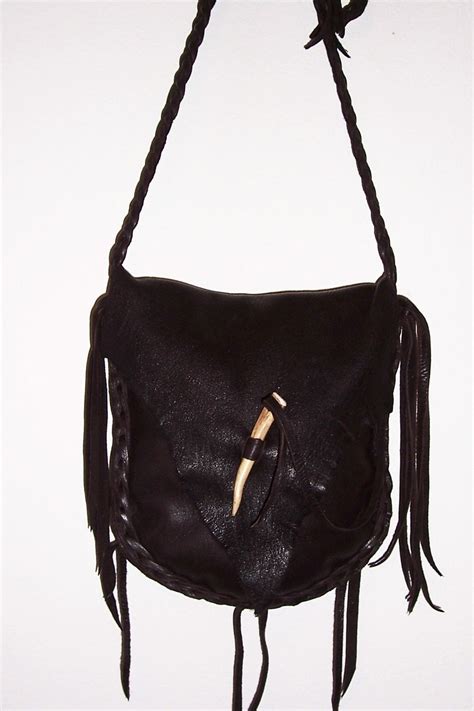 Possibles bag leather hunting black powder rendezvous