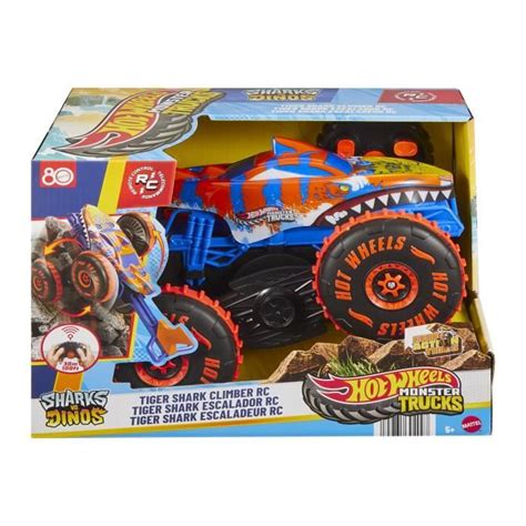 Bebeboutik Hot Wheels Monster Trucks Véhicule Tiger Shark