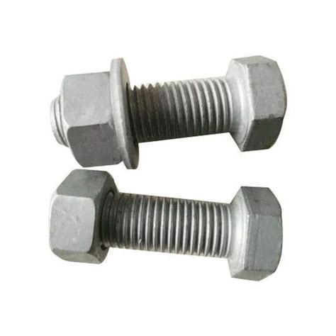 Hrc Hot Dip Galvanized Bolt Color Grey At Best Price In