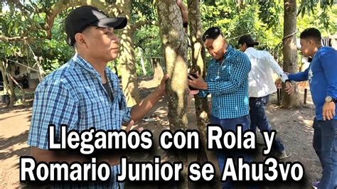 Romario Junior se Echo a Correr cuando Vio a Rola Aquí el dijo toda la