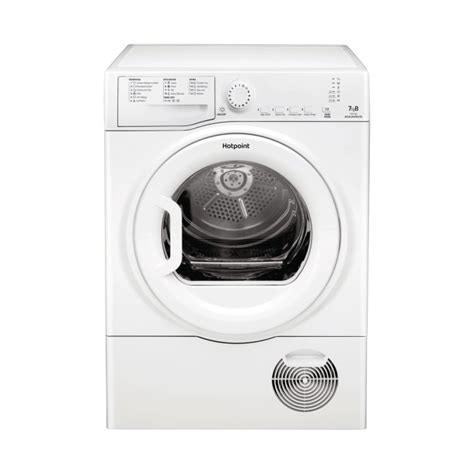 Hotpoint Tcfs73bgp Aquarius 7kg Freestanding Condenser Tumble Dryer Polar White Appliances