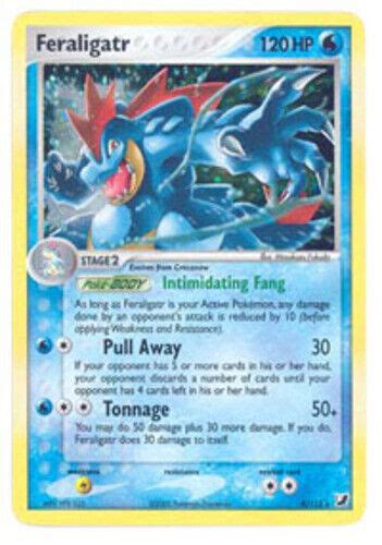 Feraligatr Holo Rare Dmg English Pokemon Ex Unseen Forces Ebay