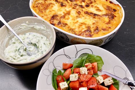 Grekisk Middag Med Moussaka Marias Matblogg