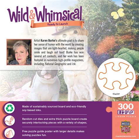Wild & Whimsical - Ready to Launch 300 Piece EZ Grip Jigsaw Puzzle
