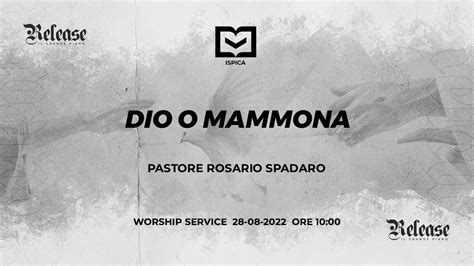 Dio O Mammona Youtube