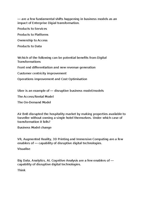 Digital 101 - lecture notes - are a few fundamental shifts happening in