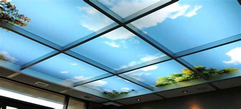 Sky Painted Ceiling Tiles | Shelly Lighting