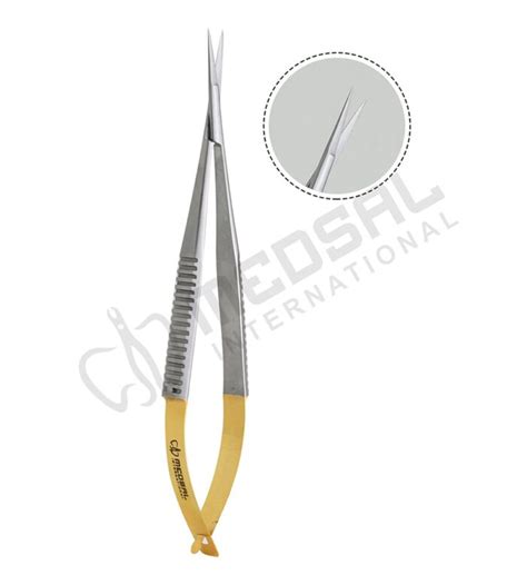 Castroviejo Micro Scissor Str Tc Cm Best Quality Dental Instruments