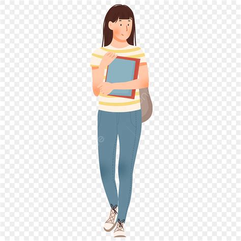 College Students Clipart Transparent PNG Hd, Female College Student ...