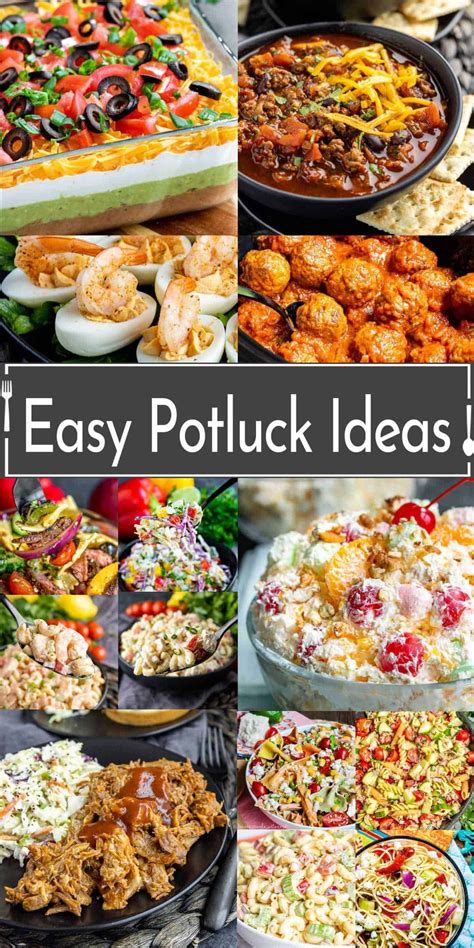 recipes to bring to a potluck