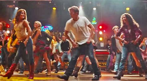 Julianne Hough & "Footloose" Co-Stars Line Dance To Big And Rich's "Fake ID"