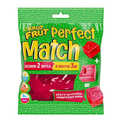 Мармелад жевательный KRUT FRUT "PERFECT MATCH" кубики 70г/KDV - купить ...